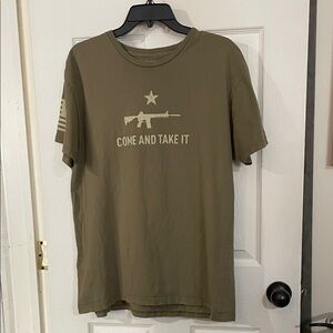 Grunt Style Army "Come and take it" Green Short Sleeve Tee. Size XL